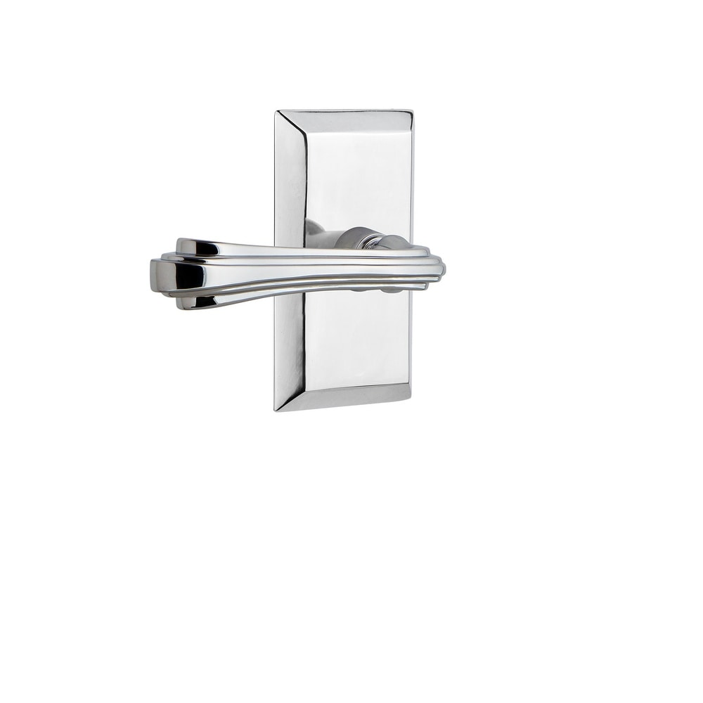 Nostalgic Warehouse Fleur Non-Turning One-Sided Door Lever with Studio