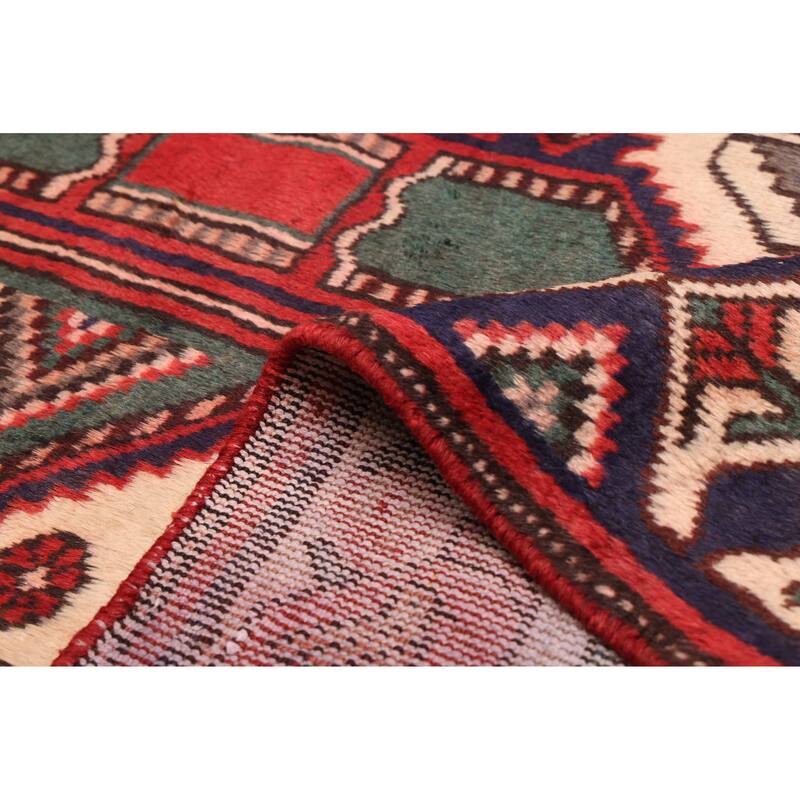 ECARPETGALLERY Hand-knotted Anadol Red Wool Rug - 4'1 x 7'3