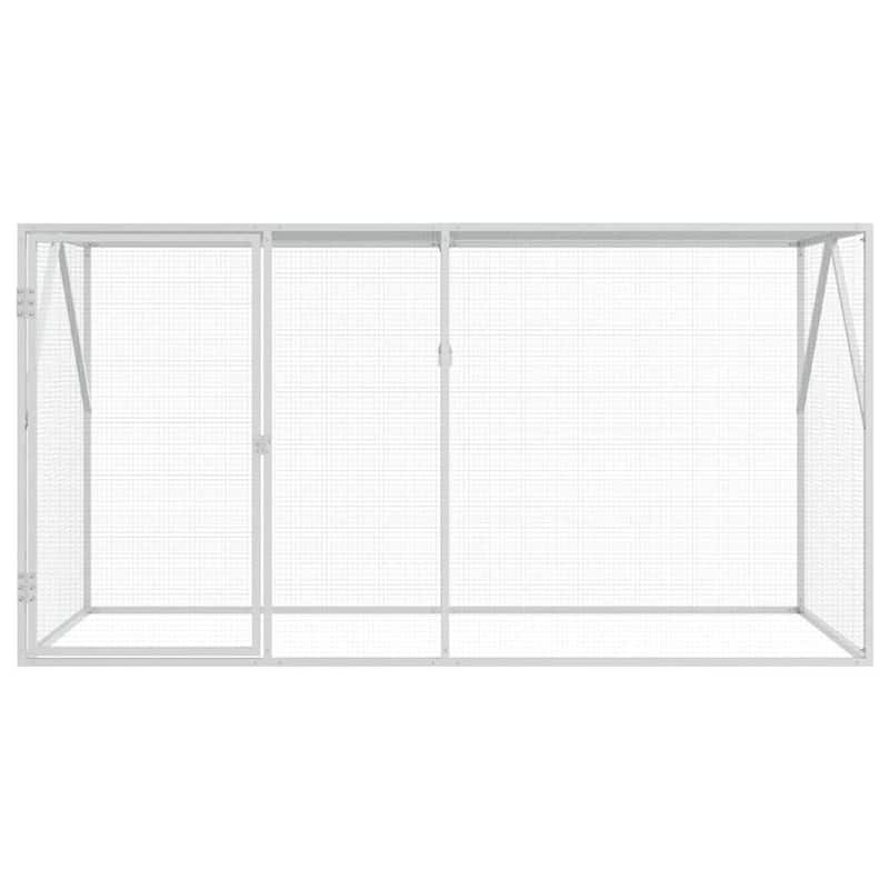 vidaXL Bird Cage Anthracite Galvanized steel