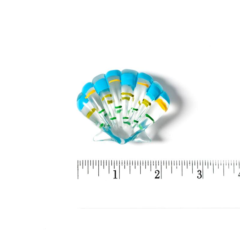 Cotton Candy Under the Sea Crystal Oyster Decoration - 2.25"