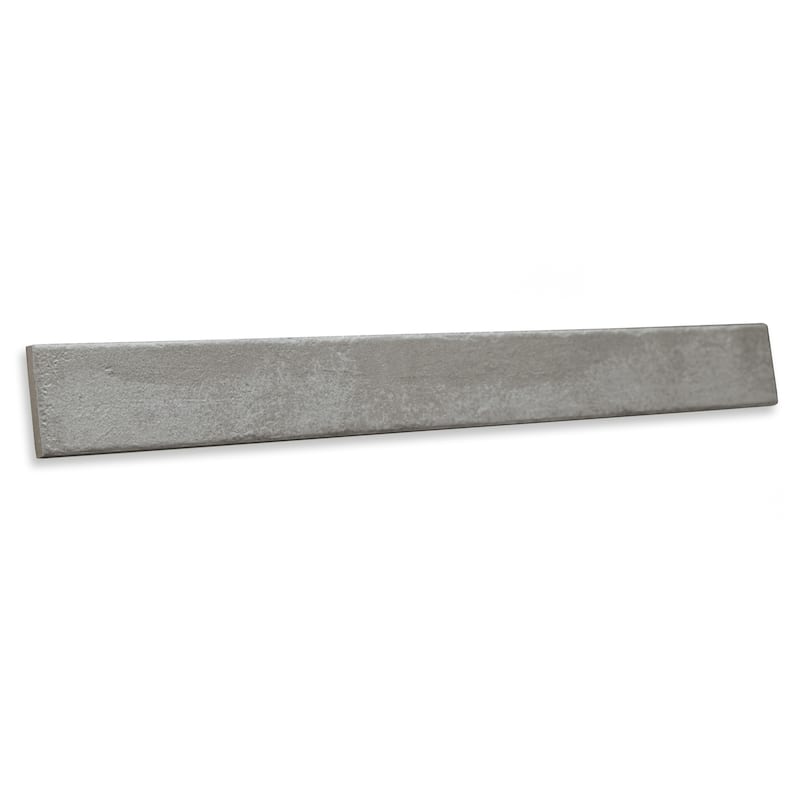 Merola Tile Tucson Dark Grey 1-7/8" x 17-3/4" Porcelain Floor and Wall Tile