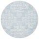 preview thumbnail 78 of 117, Martha Stewart by SAFAVIEH Knot Wool Rug 4'  x  4' - Waterfall - Runner