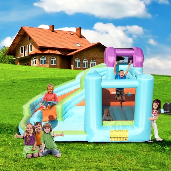 inflatable bounce house and slide