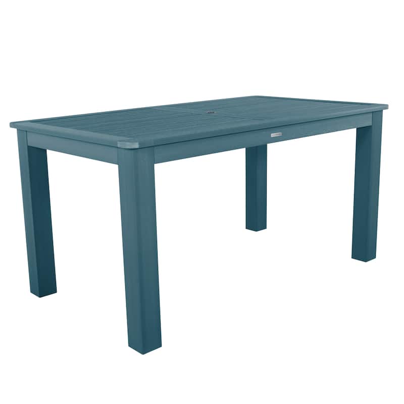 HIGHWOOD Counter Height Rectangular Outdoor Dining Table 42" x 72" - Nantucket Blue
