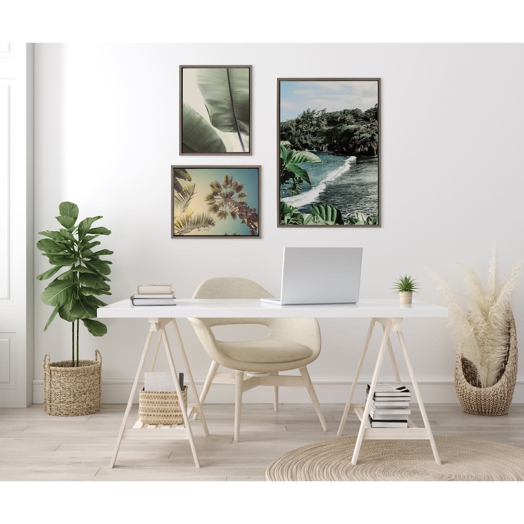 Kate and Laurel Sylvie Aloha Canvas Set by Various Artists