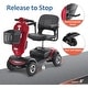 preview thumbnail 10 of 12, MCombo Power Mobility Scooter for Adults, 4 Wheel Mobility Scooter with Rotating Swivel Seat,15 Miles, 4.97MPH