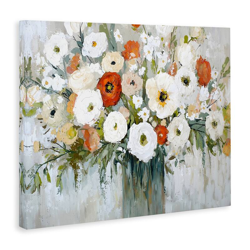 Stupell Ivory & Ruby Bouquet Canvas Wall Art Design By Franklyn Gregory