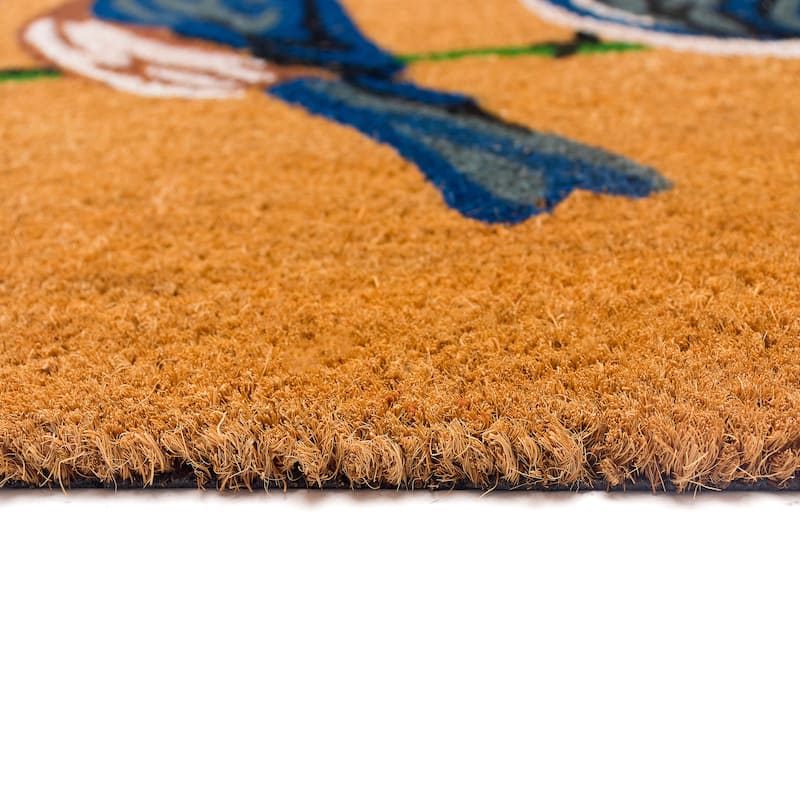 Liora Manne Chirp Quartet Coir Welcome Door Mat (1'6" x 2'6")