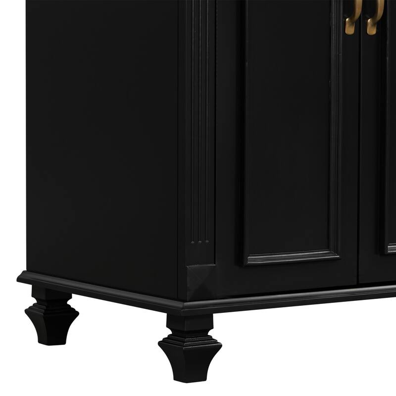 36"Freestanding Bathroom Vanity with Ceramic Sink