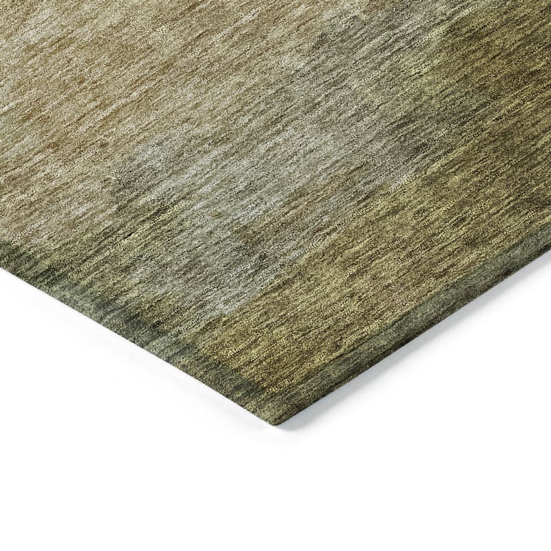 Machine Washable Indoor/ Outdoor Contemporary Chantille Rug