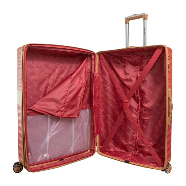 Max Studio 3 Piece Sofia Hardside Expandable Lightweight Suitcase