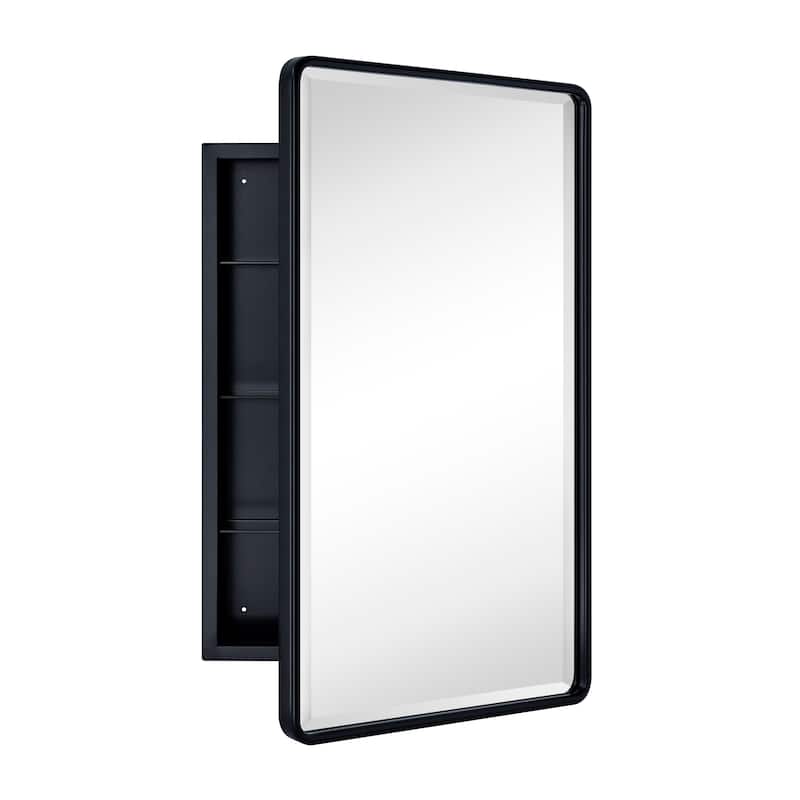 TEHOME Eldee Rectangle Metal Framed Bathroom Medicine Cabinet