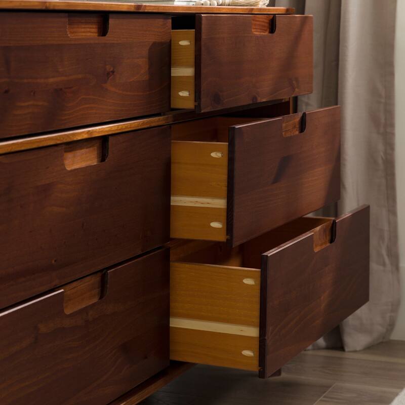 Middlebrook Gammelstaden Mid-Century Solid Wood 6-Drawer Dresser