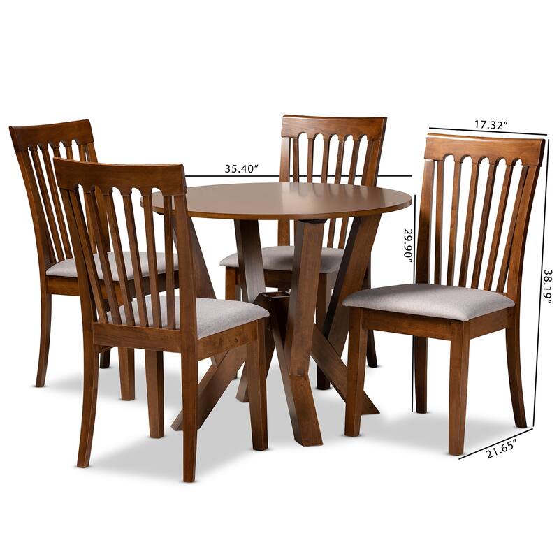 Marian Modern and Contemporary 5-Piece Dining Set