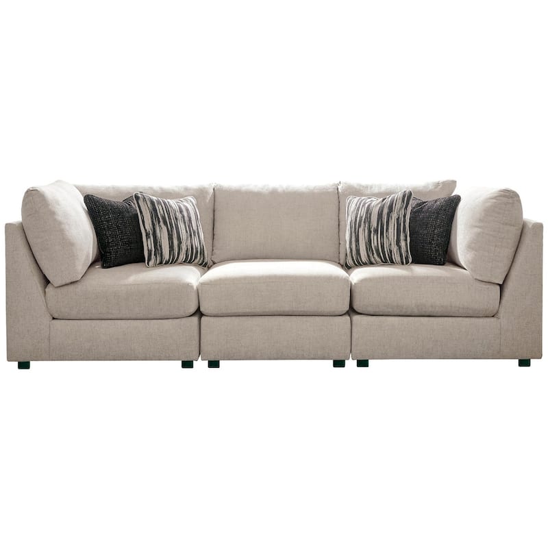 Signature Design by Ashley Kellway 3-Piece Sofa, Bisque - Bisque