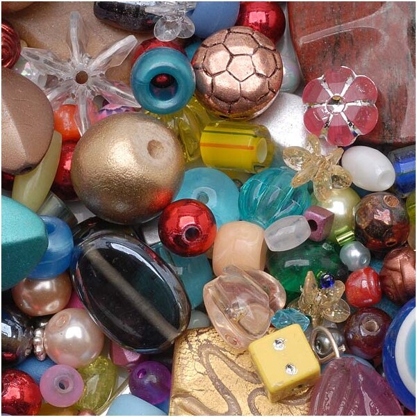* Mr. Kitty's Big Bead Bonanza - Beads Mix - 1/2 Pound