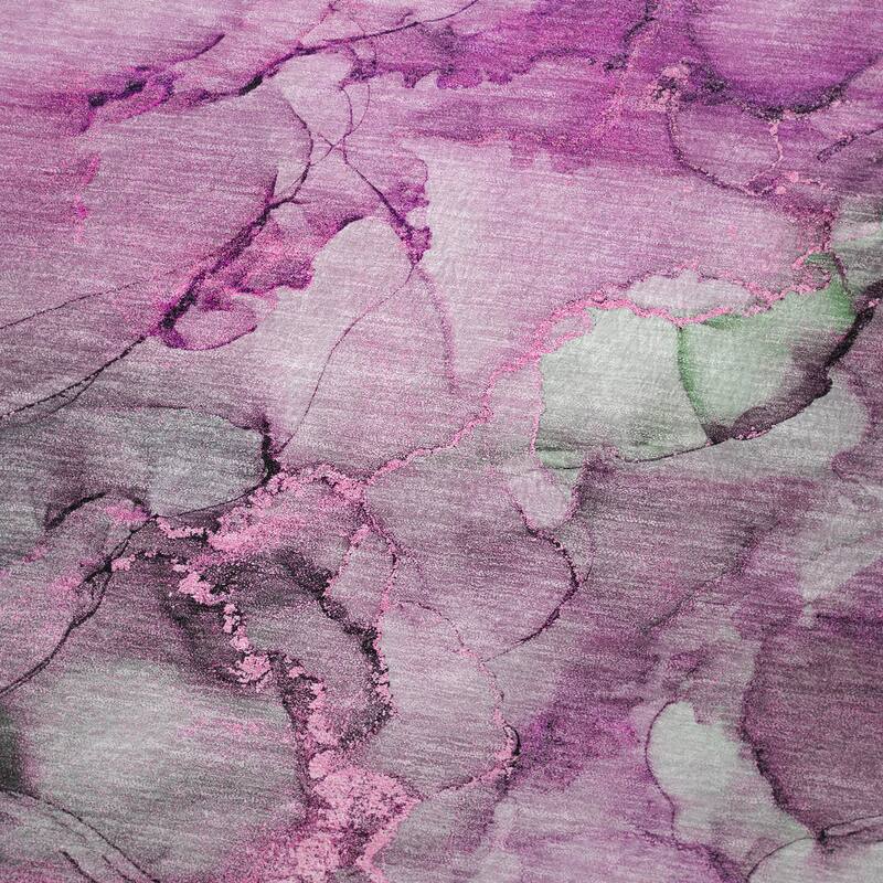 Premium Machine Washable Abstract Contemporary Sherpa Throw Blanket
