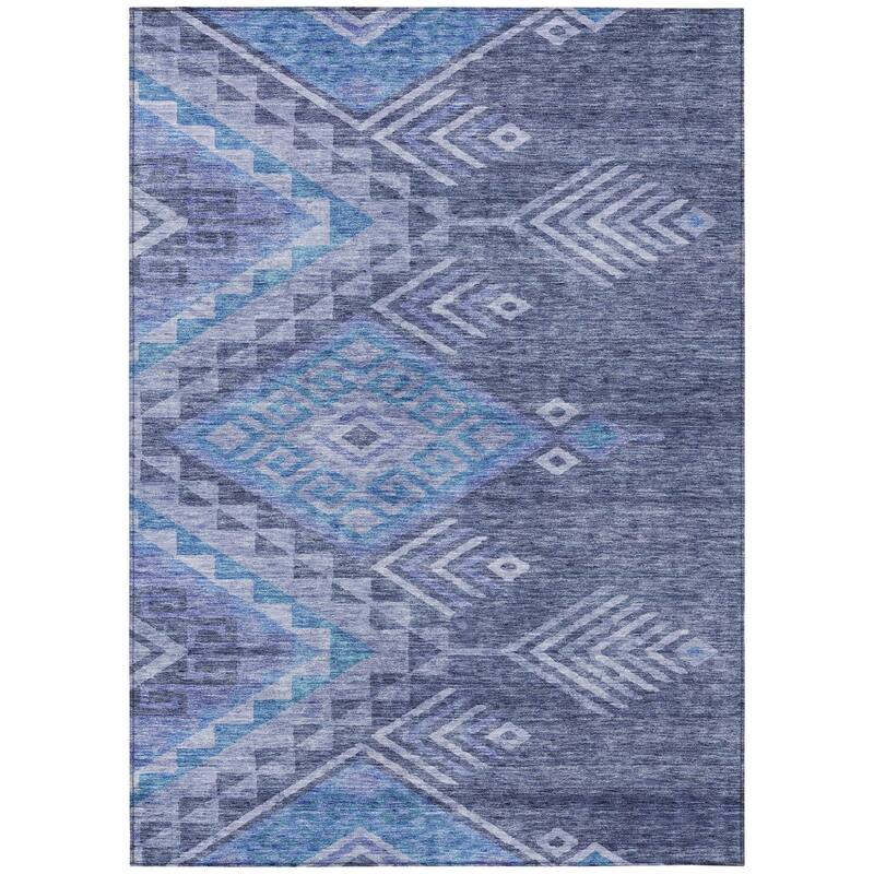 HomeRoots Southwestern Transitional Rectangle Outdoor Rug