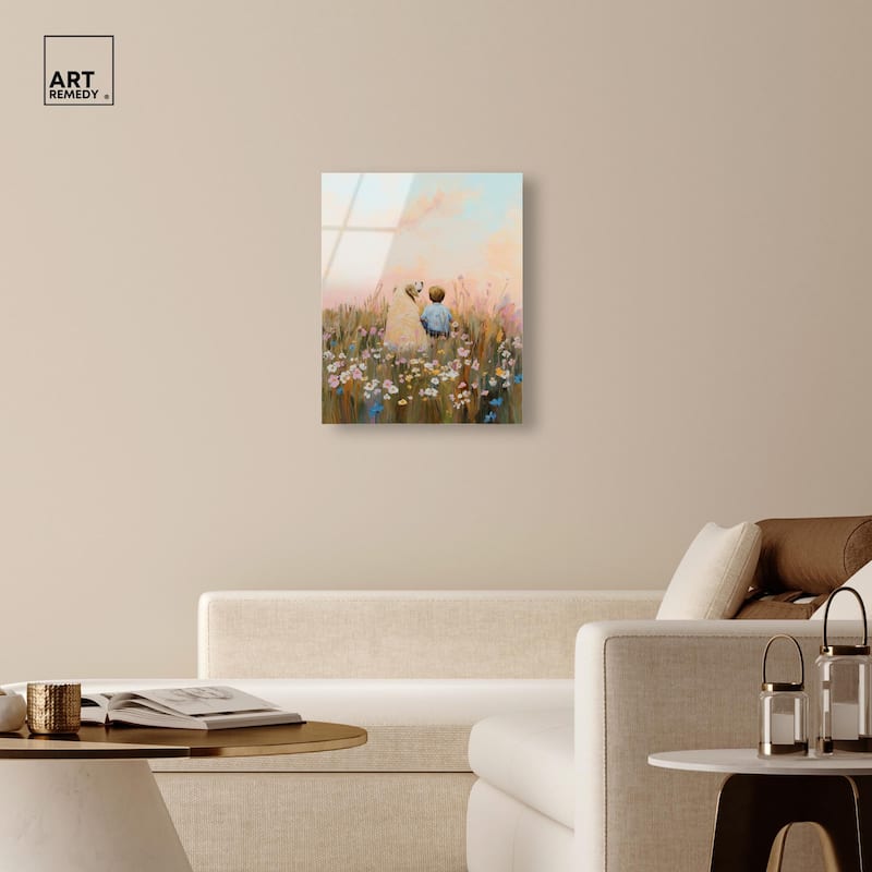 Sunset Companions Acrylic by Art Remedy, Ready to Hang