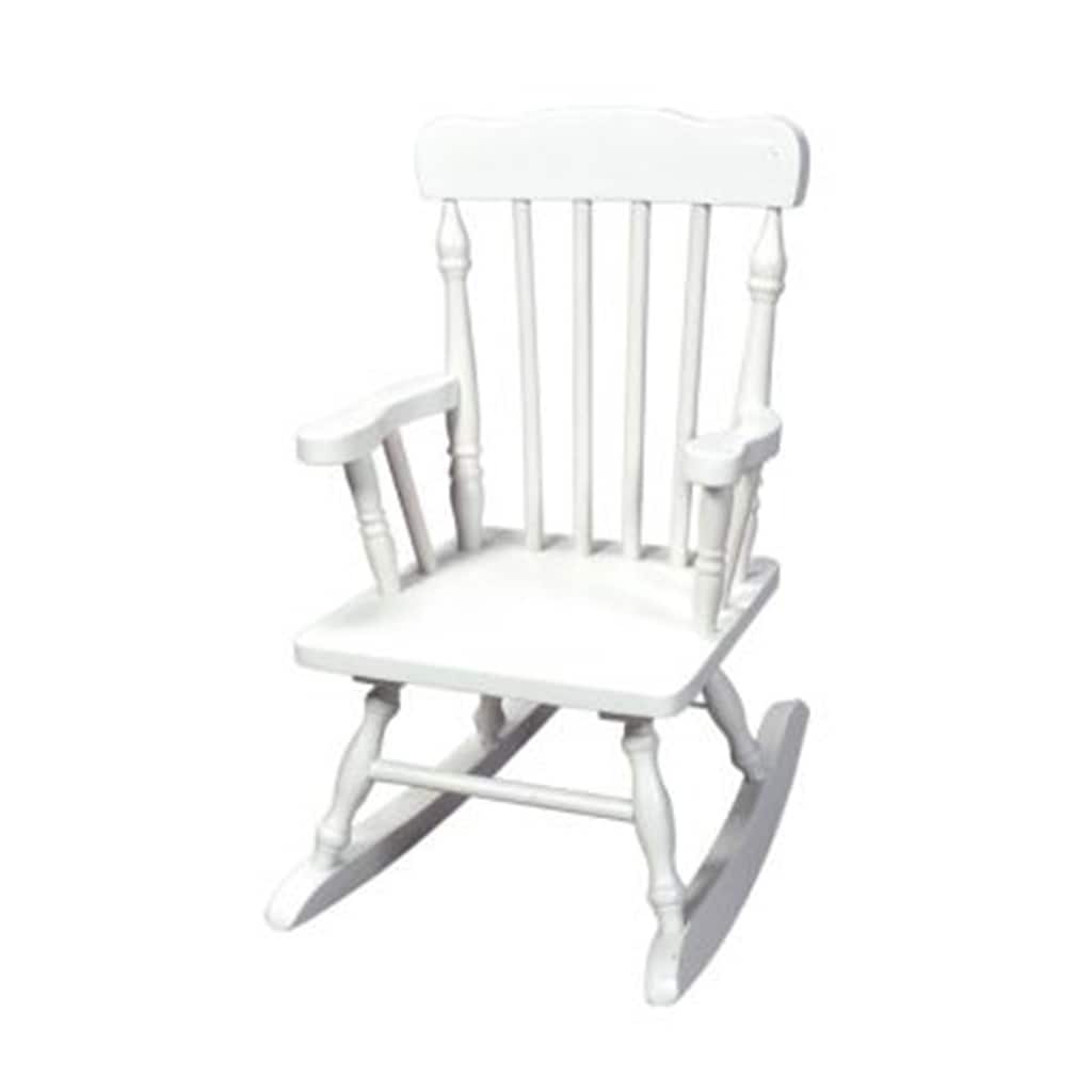 Kids Wooden Rocking Chair - Southwestern Colonial Style Handcrafted Nursery Seat, Perfect for Reading, Relaxing and Playtime