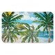 preview thumbnail 20 of 22, Stupell Tropical Palm Paradise Kitchen Mat, 18x30 - 18" x 30" Tropical Trees Paradise By Julie DeRice