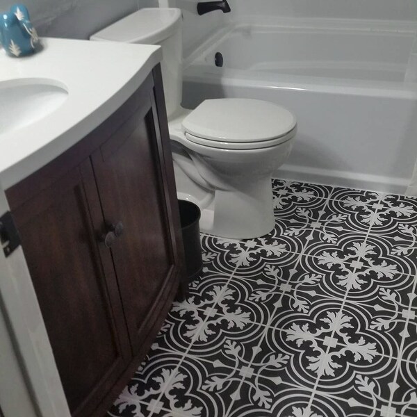 Somertile 7 75x7 75 Inch Thirties Clic Ceramic Floor And Somertile 7 75x7 75 Inch Thirties Clic Ceramic Floor And Wall Tile 25 Tiles 11 Sqft Free Shipping Today 9969869