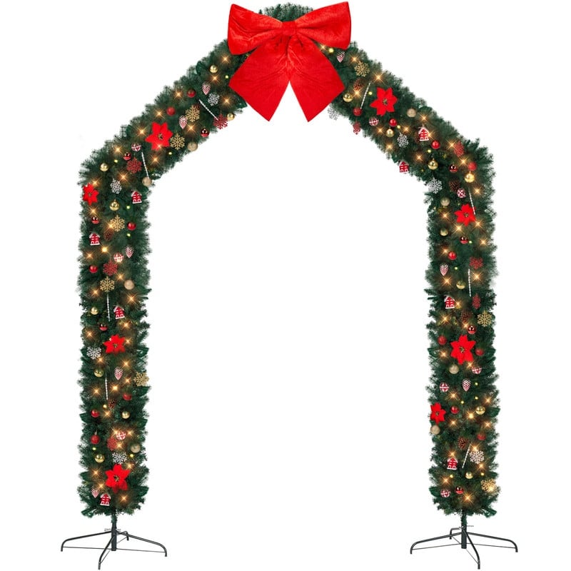 Christmas Artificial Tree Archway Decoration - Green - 260 cm