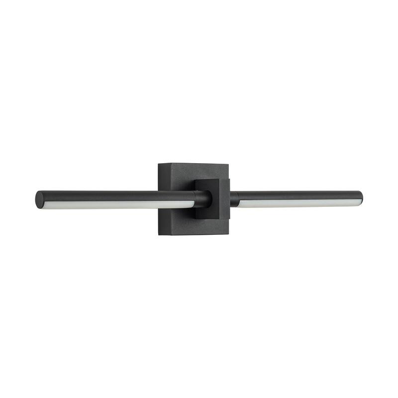 Matte Black/Gold Finish Integrated LED Wall Sconce Vanity Light Bar
