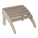 preview thumbnail 23 of 156, Aderson Outdoor Poly Adirondack Chair With Ottoman And Side Table 12-Piece Set