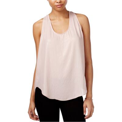 Rachel Roy Womens Blushing Tie-Back Tank Top
