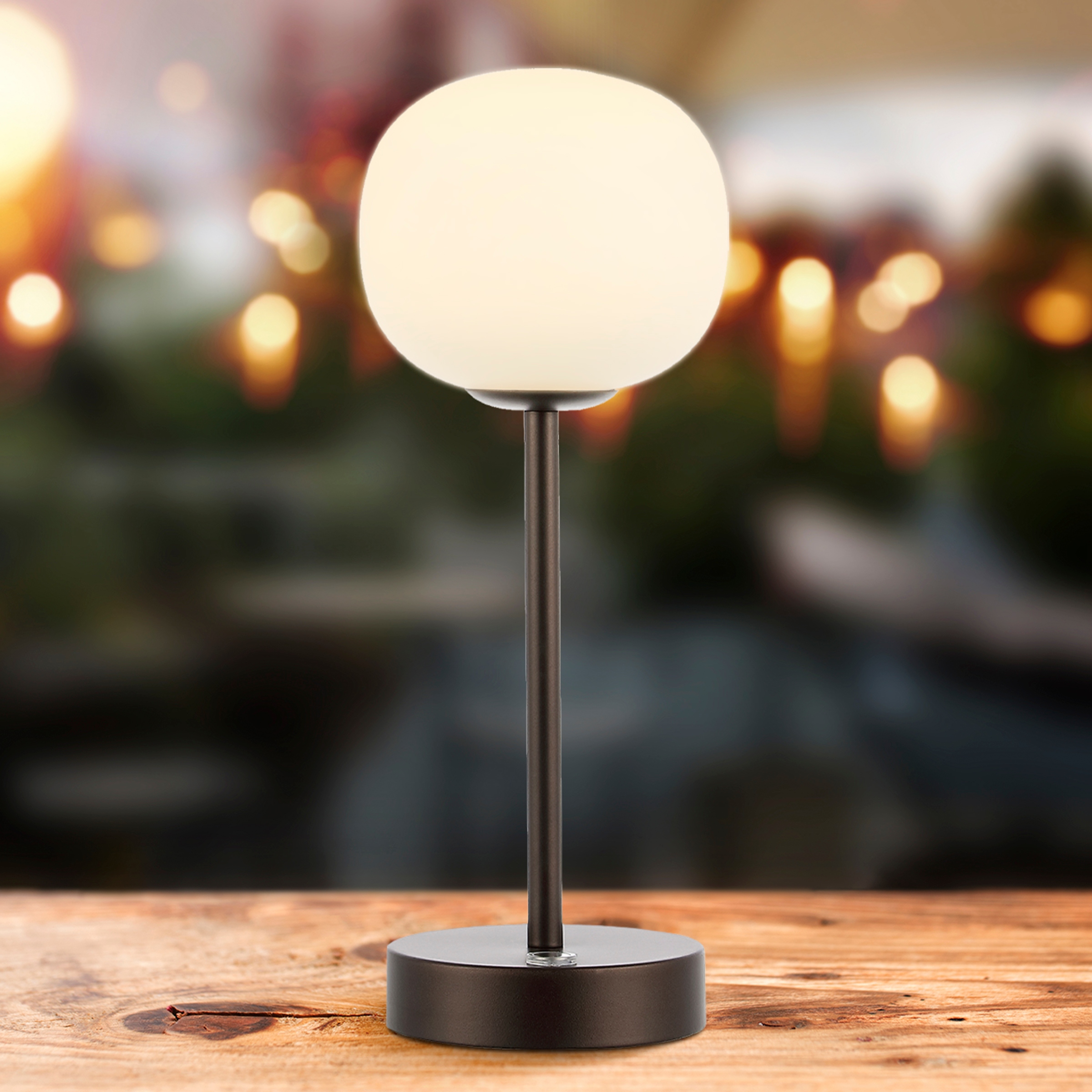 Jonathan y anya mini shop glass led table lamp