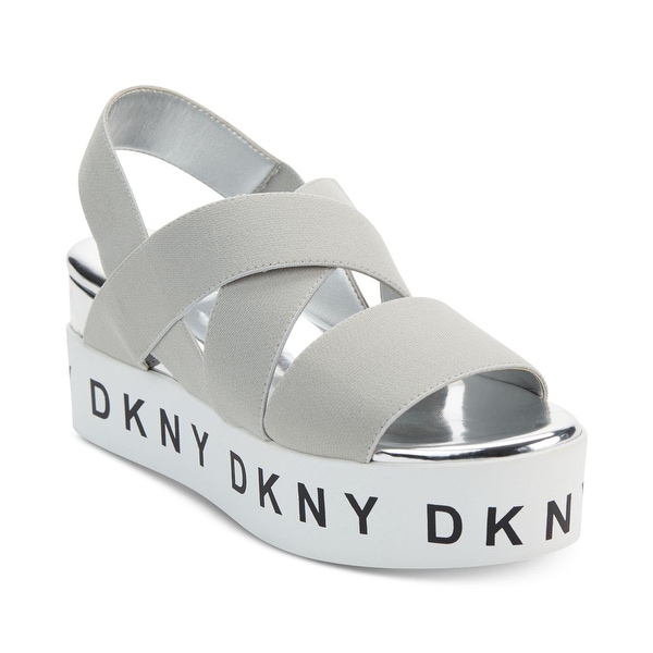 DKNY Womens Clare Fabric Open Toe 