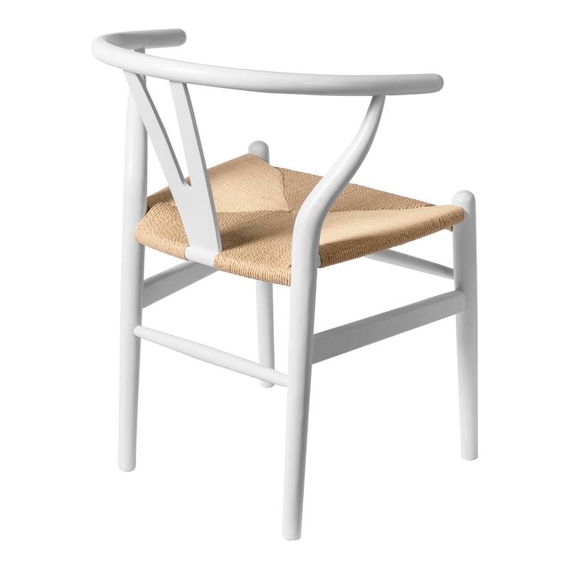 Albany-2 - Black - Natural Papercord Seat (Set of 2)