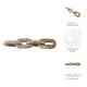preview thumbnail 6 of 9, Stone Marble Decorative Object Modern Chain Link Sculpture Decor