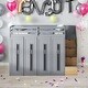 preview thumbnail 15 of 24, Kids and Baby Twin Size Loft Bed with Two-Tone Storage Stairs and Pull-Out Wardrobes
