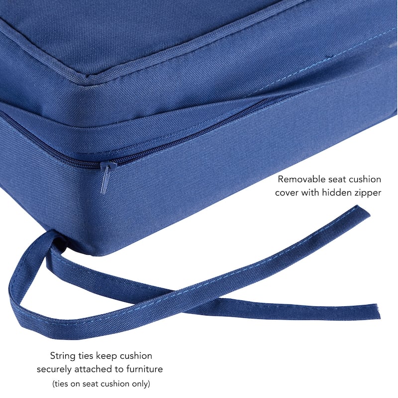 Premium Deep Seat Outdoor Cushion Set by Greendale Home Fashions (Cushions Only)