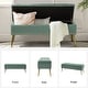 preview thumbnail 9 of 137, HULALA HOME Neptunus Modern 45.5" W Velvet Bedroom Storage Bench for End of Bed with Nailhead Trim