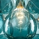 preview thumbnail 40 of 63, Glam Single-light Dining Room Glass Globe Bubble Chandelier - 17.7 in