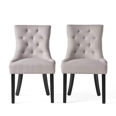 Dining Chairs Set Of 2, Upholstered Kitchen Chairs With Wood Support Legs, Mid Century Modern Upholstered Dining Chairs