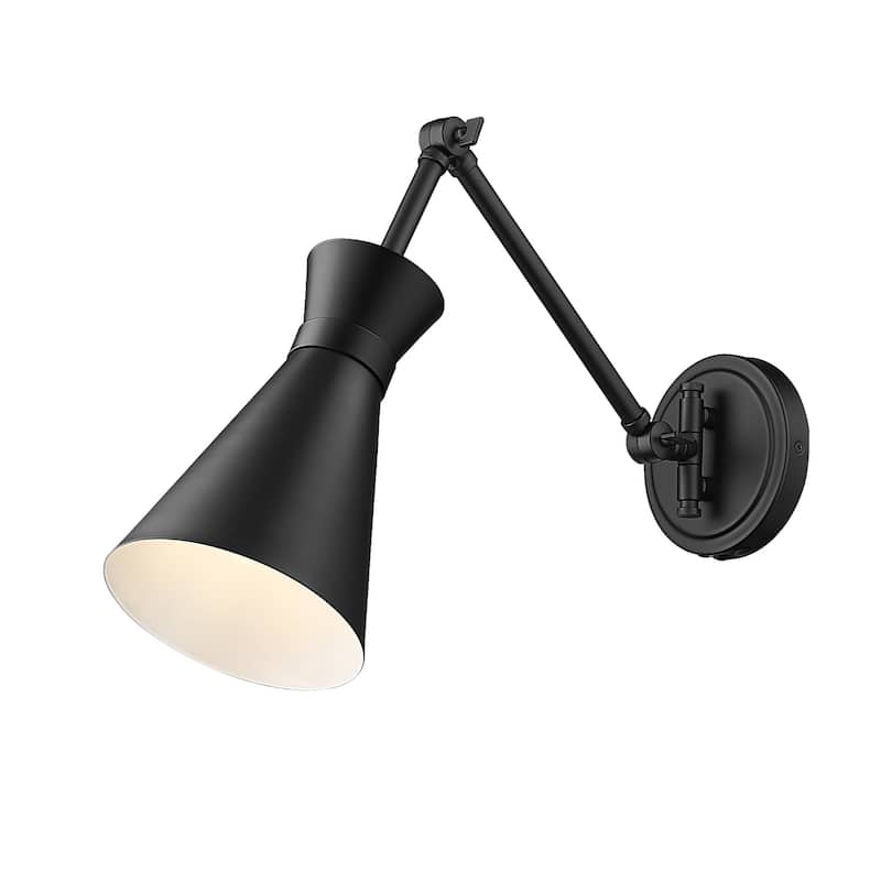 Z-Lite 351S Soriano 7" Tall Wall Sconce - Matte Black