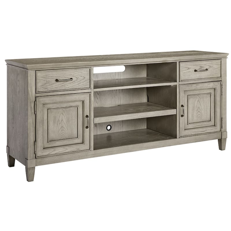 Origins by Alpine Newport Wood TV Console in Sand
