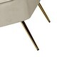 preview thumbnail 83 of 117, Delicia 3 Piece Living Room Set with Golden Legs by HULALA HOME