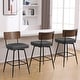 preview thumbnail 97 of 136, 26"/29" Faux Leather Swivel Counter/Bar Stools Set of 2/3