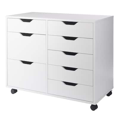 Multi Storage Mobile Cabinet - 32.25" - White