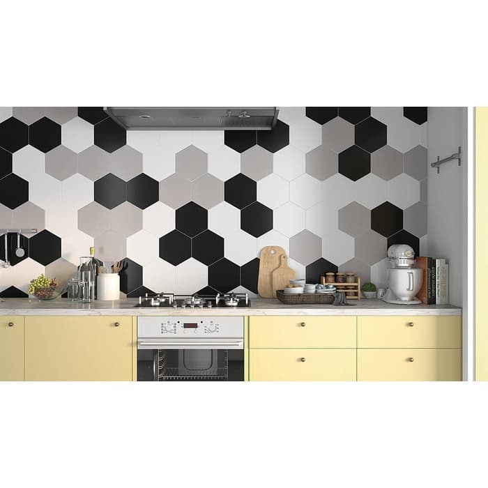 10 inch Hexagon Porcelain Matt Tile