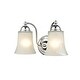 preview thumbnail 3 of 6, Millennium Lighting 2 Light Vanity Fixture in Multiple Finishes with Faux Alabaster Shades