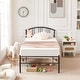preview thumbnail 16 of 23, VECELO Kids Bed Frame with Headboard & Metal Slat,Twin Size Bed Set of 2