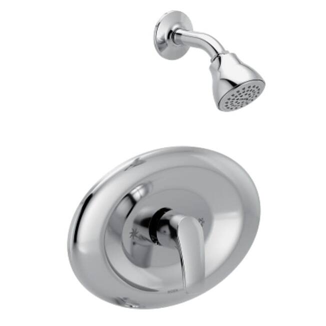 Moen L23568EP Chateau Shower Only Trim Package with 1.75 GPM Single - Polished Chrome - Polished Chrome