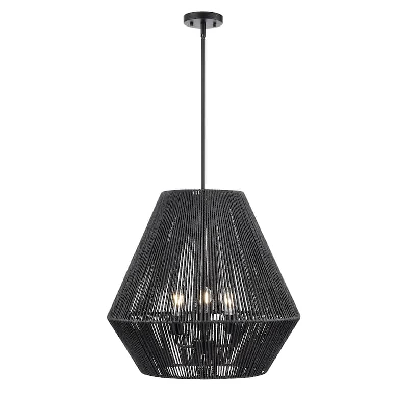 Millennium Lighting 9023 Elise 3 Light 22" Wide Pendant