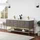 preview thumbnail 89 of 143, Altair Wildy Bathroom Vanity with White Composite Stone Top without Mirror